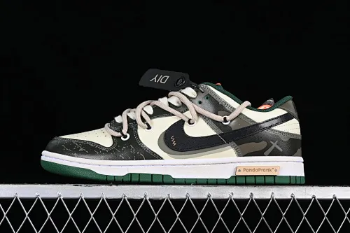 All Categories Nk SB Dunk Series Nk SB Dunk Low Low-top sneakers Nk Dunk Low Panda Prank Jungle Crossing Wilderness Ore Morandi Army Green Retro SB Strap Low-top Casual Shoes DD1391-300